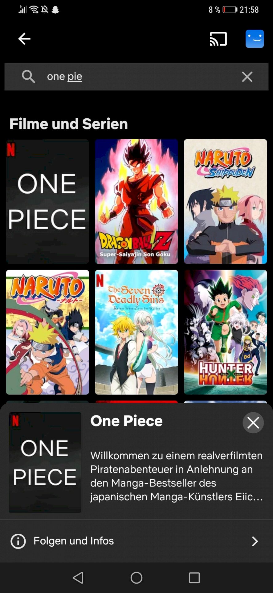 One Piece on Netflix DE soon