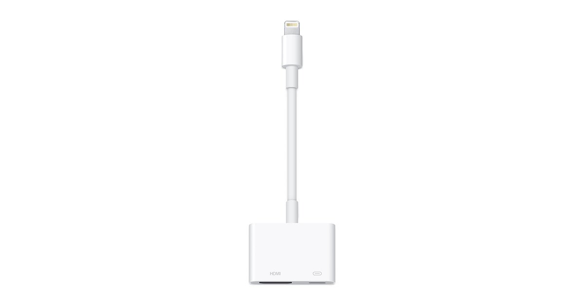 What cable is needed for iPad TV