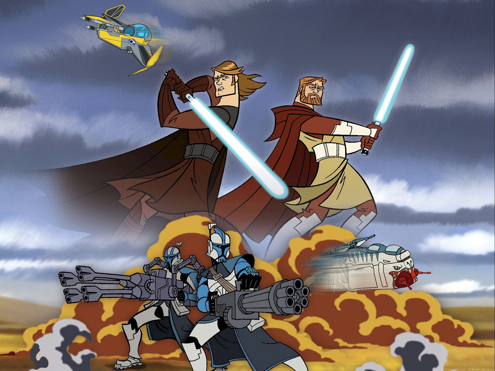 Star wars the clone wars as well