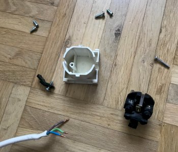 How do I get the thing back together (power is currently off) or at least how do I get it that there's no danger when I turn off the power?